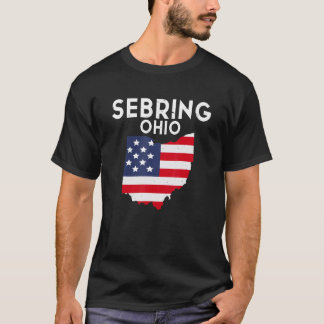 Sebring Ohio USA State America Travel Ohioan T-Shirt