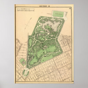Sec 10 Brooklyn map Poster
