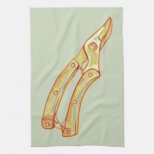 Secateurs Gardening tools Kitchen Towel (Vertical)