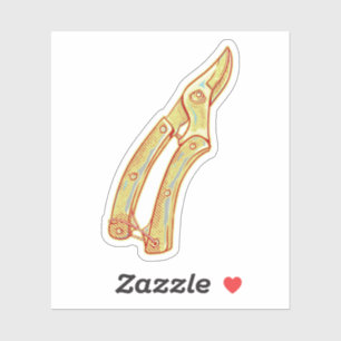 Secateurs Gardening tools Sticker