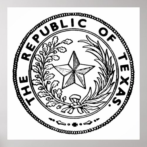 Secede Republic of Texas Poster