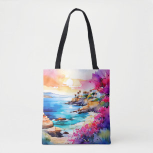 "Secluded Beach" Tote Bag
