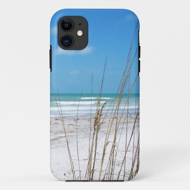 Secluded Florida beach iphone case (Back)