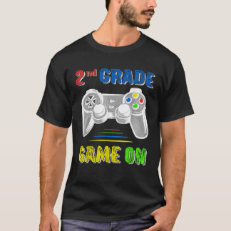 Second 2nd Grade Back to School 1st Day of Gamer V T-Shirt
