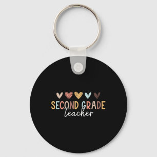 Second 2nd Grade Teacher First Day Of School Ck To Keychain