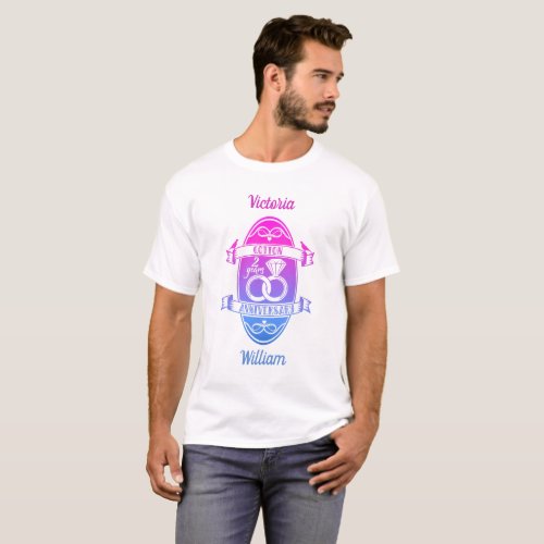 Second 2nd wedding anniversary traditional cotton T_Shirt