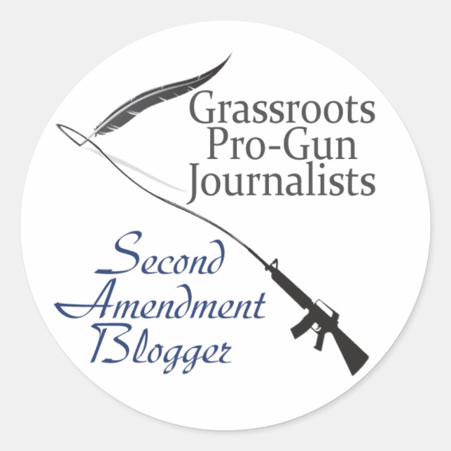 Second Amendment Blogger Sticker (Front)