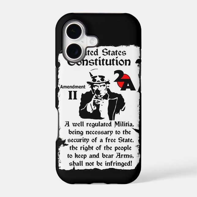 Second Amendment! Iphone Case (Back)