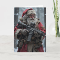 Second Amendment Patriotic Santa Claus Christmas