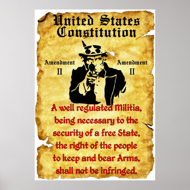 Second Amendment Poster (Front)