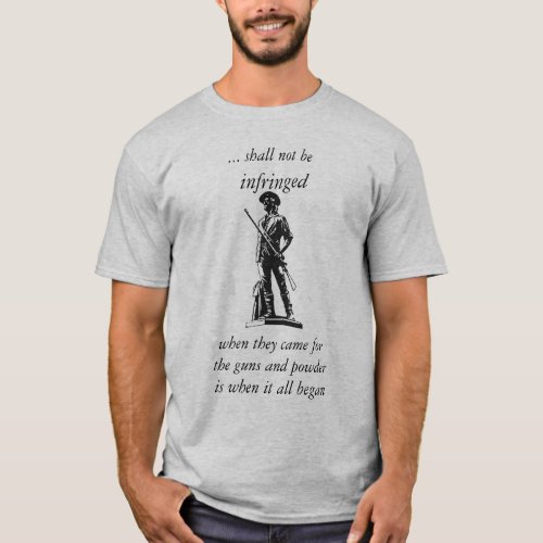 Second Amendment _ shall not be infringed T_Shirt