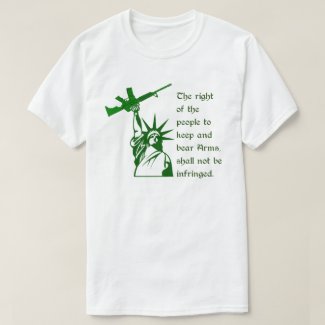 Second Amendment Statue of Liberty AR15 T-Shirt