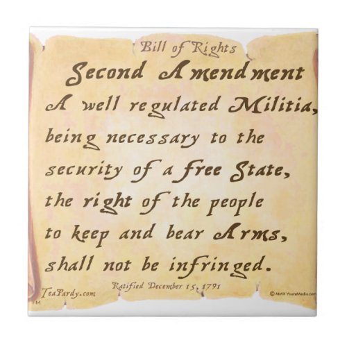 Second Amendment Tile