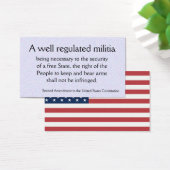 Second Amendment trivia cards (Desk)