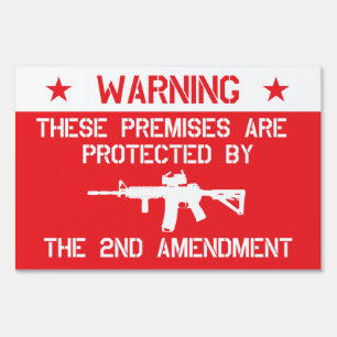 Second Amendment Yard Sign
