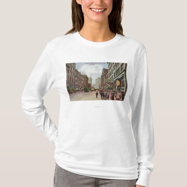 Second Avenue View from Union Street T-Shirt (Front)