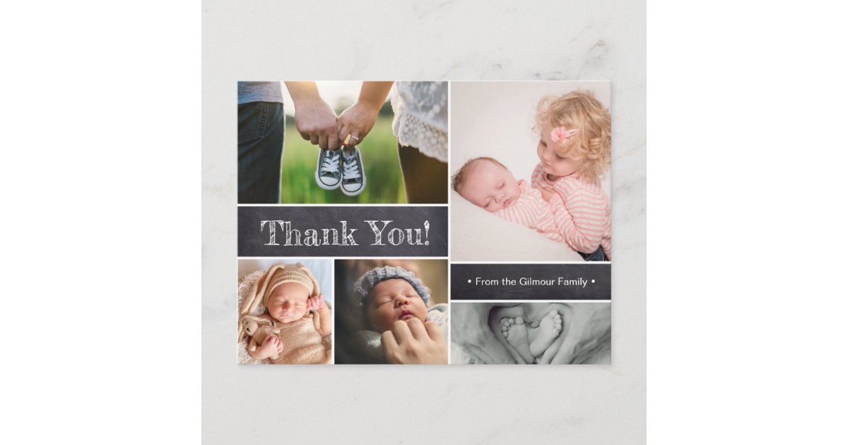 Second Baby Birth announcement with Big Sister Zazzle