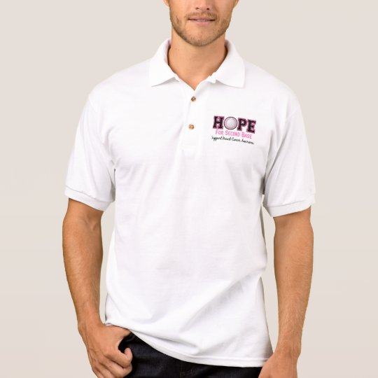 Second Base 8 Breast Cancer Polo Shirt