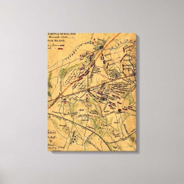 Second Battle of Bull Run 3 Canvas Print (Front)