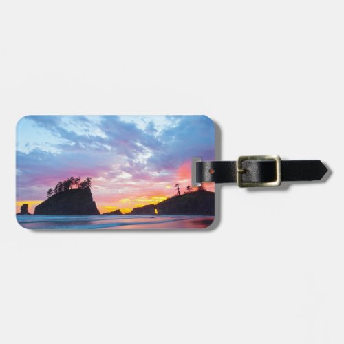 Second Beach at sunset Washington Luggage Tag