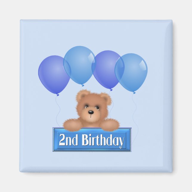 Second  Birthday Magnet (Front)
