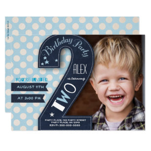 Boy 2 Nd Birthday Invitations 9