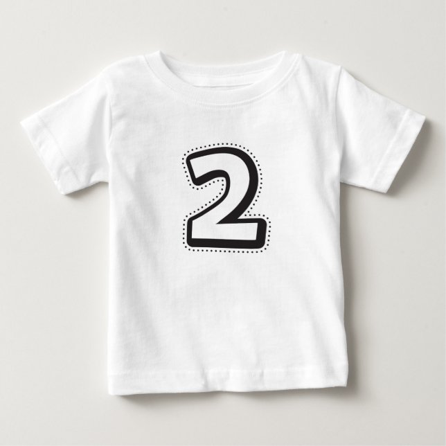 Second Birthday Shirt, 2nd Birthday Baby T-Shirt (Front)
