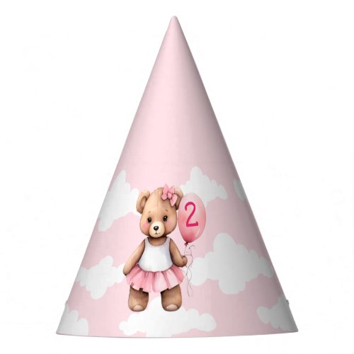 Second Birthday Teddy Bear Party Hat
