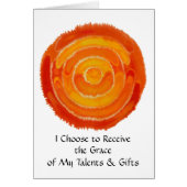 Second Chakra-  #1 - Creativity Cards (Front)