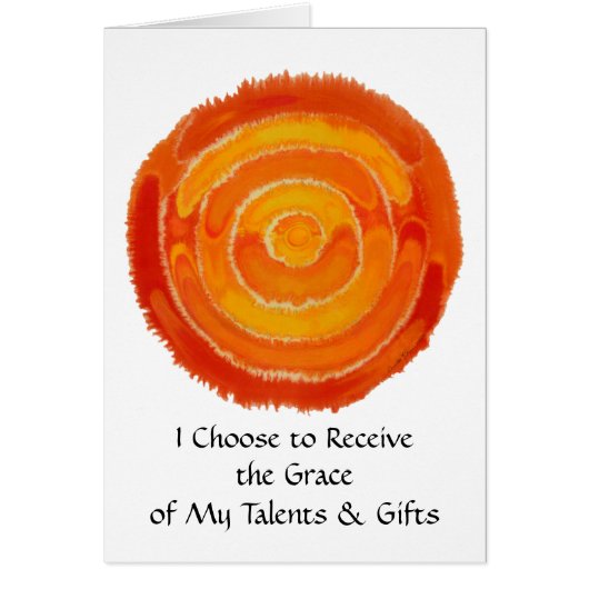 Second Chakra-  #1 - Creativity Cards (Front)