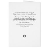 Second Chakra- #1 - Express Needs & Desire Cards (Back)