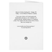 Second Chakra- #2 - Intimacy Cards (Back)