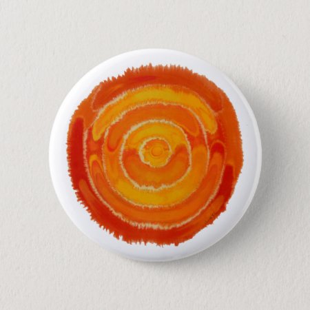 Second Chakra Healing Art #1 Pinback Button