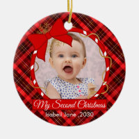 Second Christmas Custom Family Photo Text Template