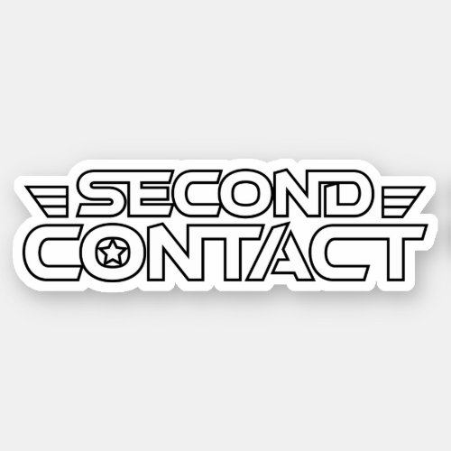 Second Contact Logo Vinyl Sticker