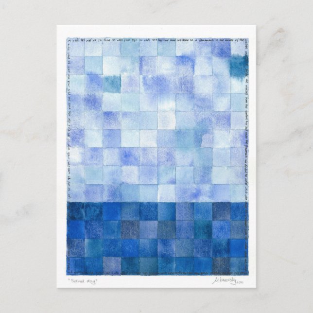 Second Day (7 days of creation) Postcard (Front)