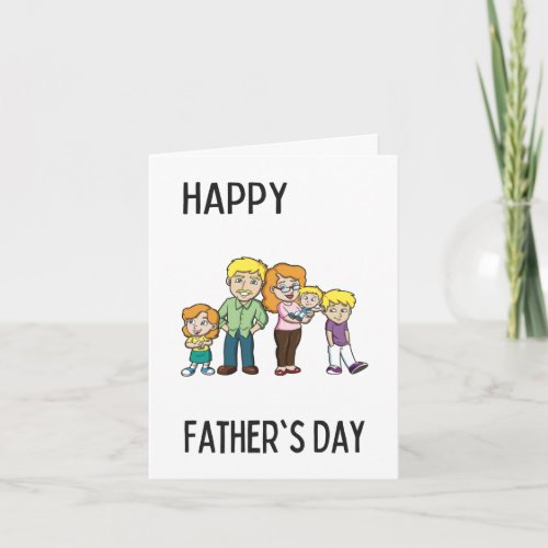 Second Family Fathers Day Card by Brad Gosse