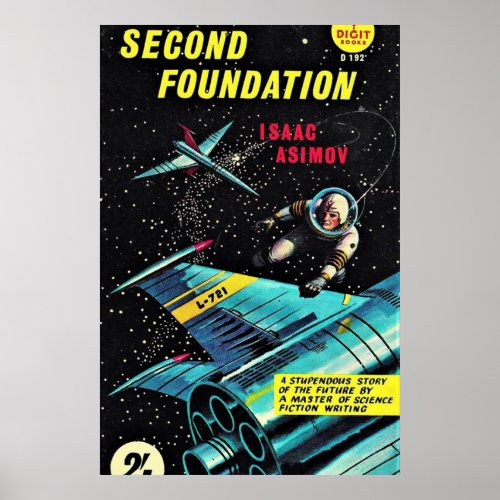 Second Foundation  Isaac Asimov Poster