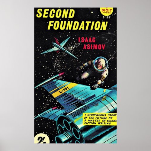 Second Foundation  Isaac Asimov Poster