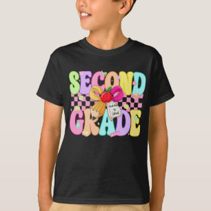 Second Grade Back To School Preppy 2nd Grade Teach T-Shirt
