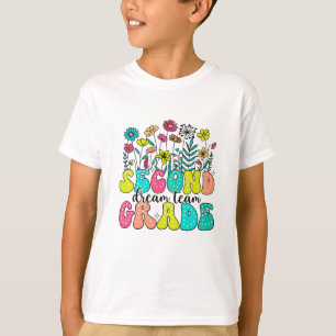 second Grade Dream Team Funny Back To School T-Shirt