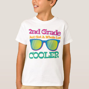 Second Grade Got Cooler Shirt First Day Of School