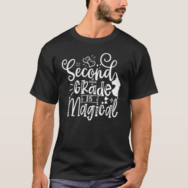 Second Grade Magical Unicorn Back To School 1 T-Shirt (Front)