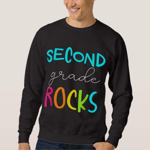 Second Grade Rocks Shirt Team 2nd Grade Teacher