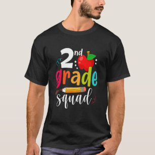 Second Grade Squad Back To School 2nd Graders Tea T-Shirt