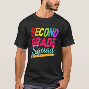Second Grade Squad First Day Of School Back To Sch T-Shirt