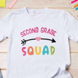 Second Grade Squad School T-Shirt
