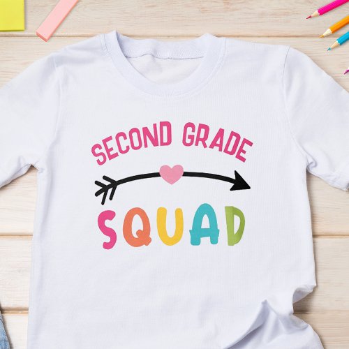 Second Grade Squad School T_Shirt