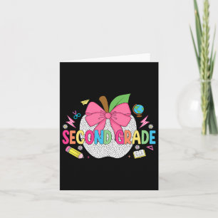 Second Grade Teacher Kids Team 2nd Grade Back To S Card