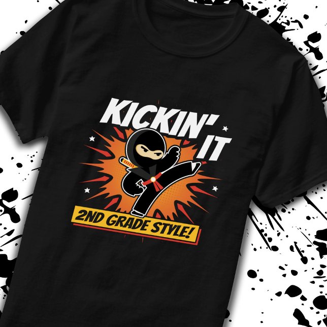 Second Grader - Back To School - Ninja - 2nd Grade T-Shirt (Creator Uploaded)